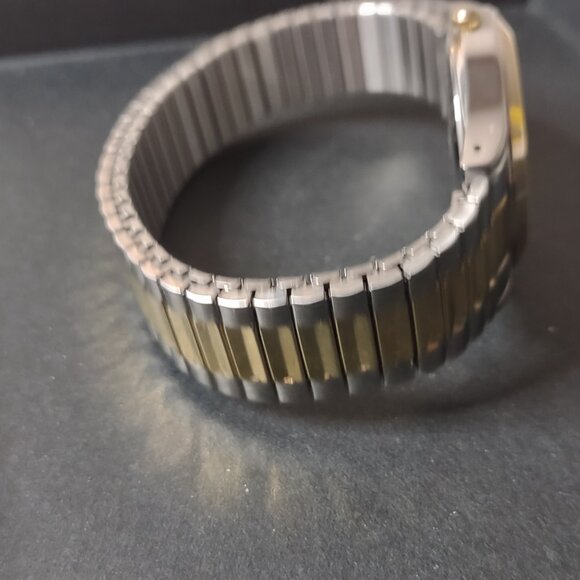 7.5 Inch Milan Two Tone Stretch Watch - Picture 11 of 13